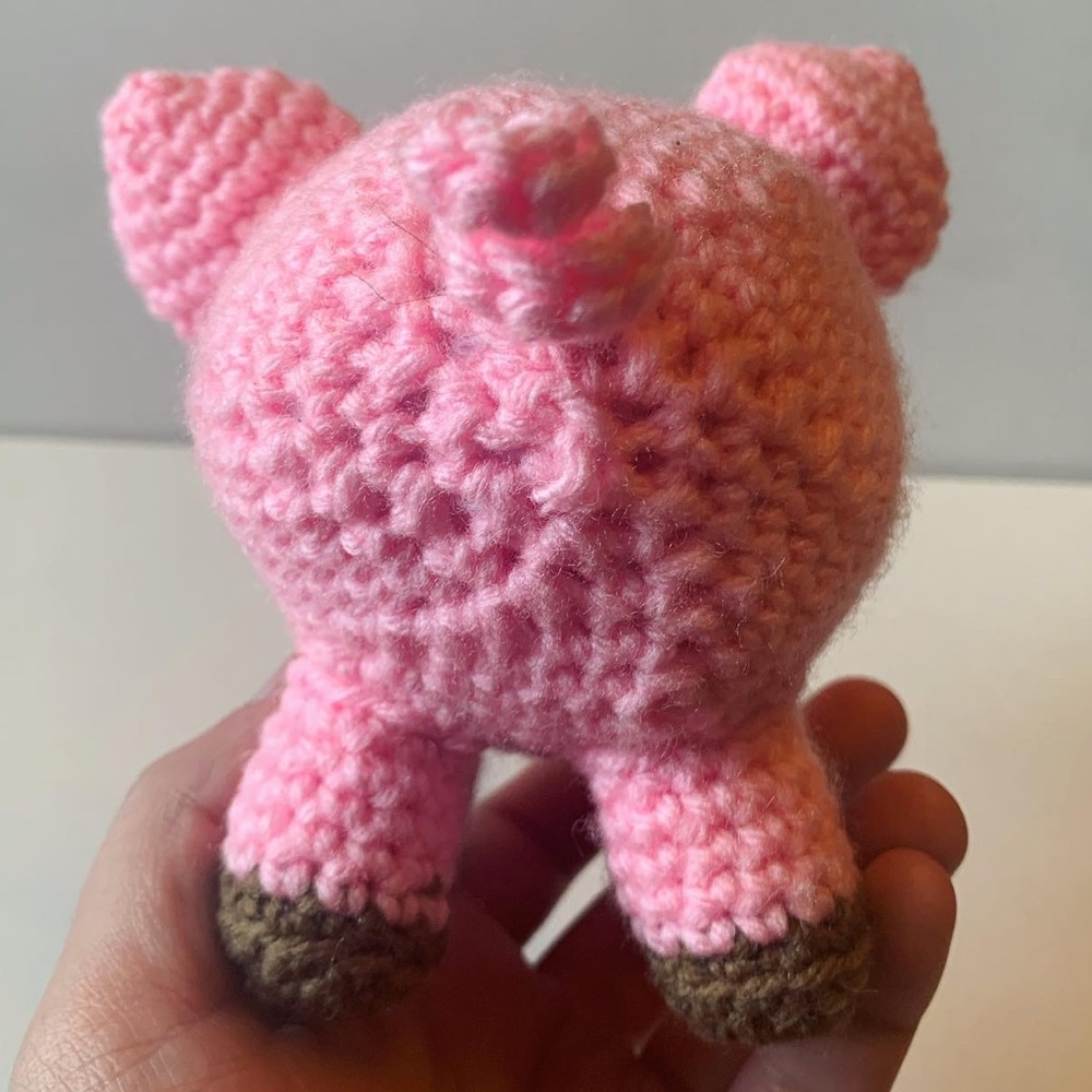 Made to order💖Pig plush handmade crochet - Picture 3 of 10